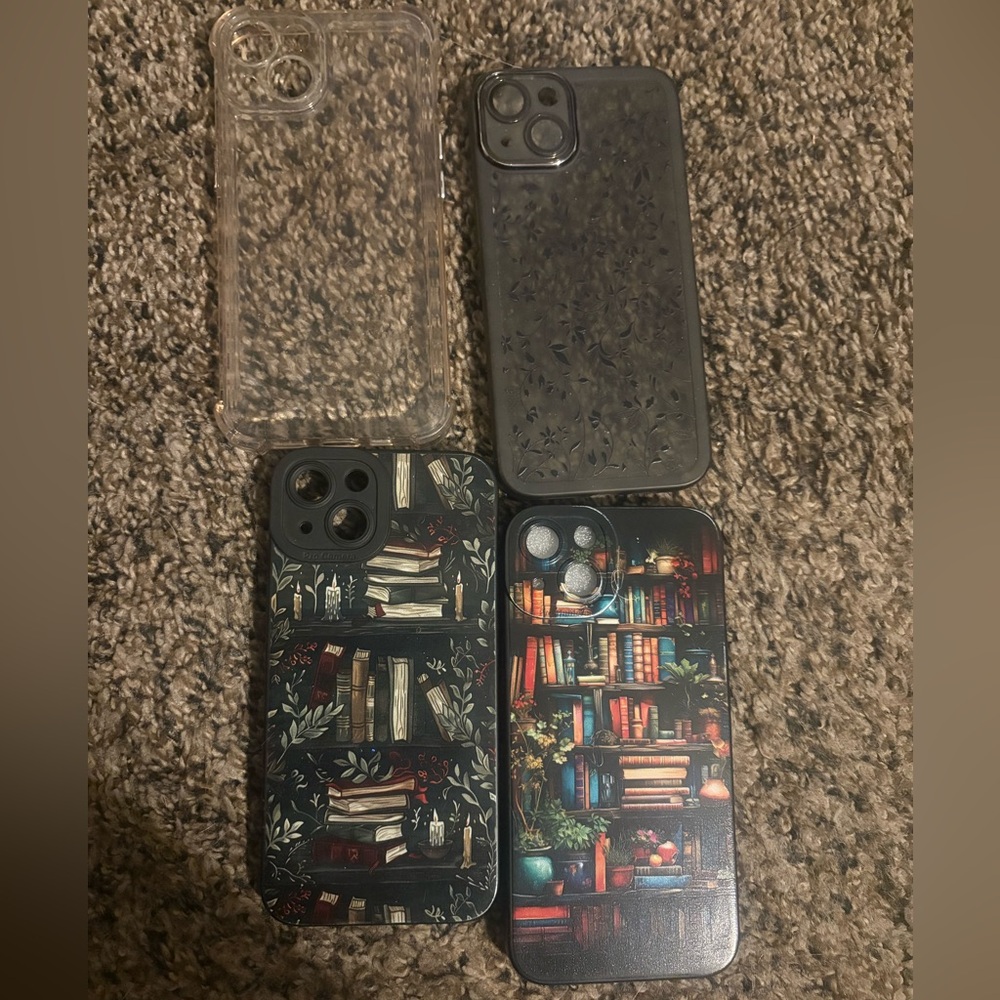 Stylish Book-Themed Phone Cases